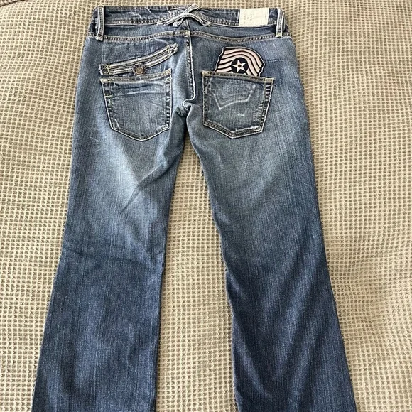 Taverniti So Courtney jeans with military patch - Picture 6 of 7